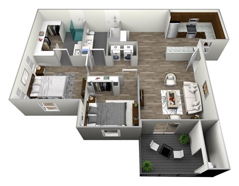 Aspen Ridge 2 Bedroom